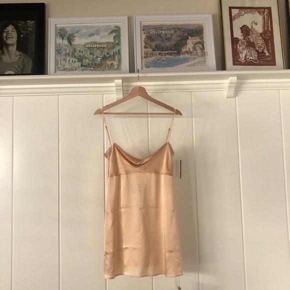 ▪️sold▪️nwt reformation plum dress gold aura - Picture 3 of 8